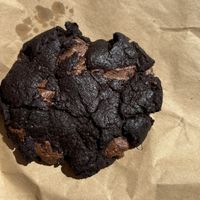 Double choc chip cookie. Fine but not incredible   at Passel Foods in North Melbourne