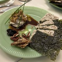 Homemade cheese tofu (vegetarian)  at F LIFE  in Veldhoven