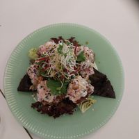 Japanese style fried tofu at F LIFE  in Veldhoven