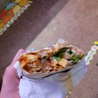 Veganised vegetarian kebab at Marmarita Kebab in Fort-de-france