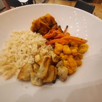 My custom bowls with vegan nut butter dressing at KAUAI  in Midrand