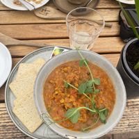 Red Lentil Dahl   at Saltmarsh Farmhouse in Seaford