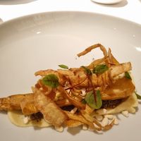 Texturen von Pastinake at Vox Restaurant & Bar in Berlin