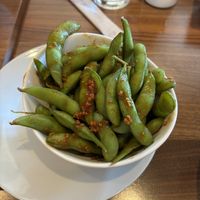 garlic kimchi edamame  at Maki Hibachi in Orlando