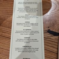 Menu at Hydra Coffeehouse in Rochester