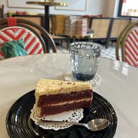 Vegan red velvet cake  at Kunthaville in Central Singapore