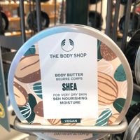 Shea body butter at The Body Shop in Abu Dhabi