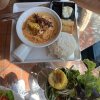 Massaman curry with tofu   at Baan Buri Café & Restaurant in Chiang Mai