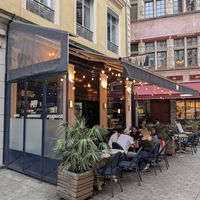 outside at PNY  in Lyon