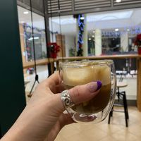 Cappuccino.  at Veganaria in Ponta Do Sol