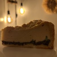 Veganer Mohnkäsekuchen  at Veganaria in Ponta Do Sol