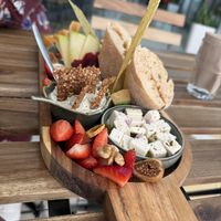 Supreme six cheese platter   at Veganaria in Ponta Do Sol