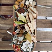 Supreme six cheese platter   at Veganaria in Ponta Do Sol