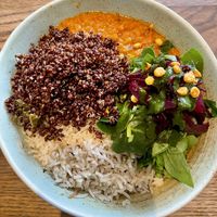 Dahl bowl   at Funky Bhangra in Reykjavik