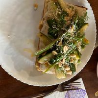 Savoury vegan waffle at Espresso Patronum in Lodz