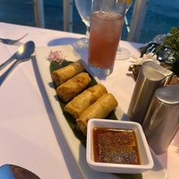 Spring rolls at Champers  in Bridgetown