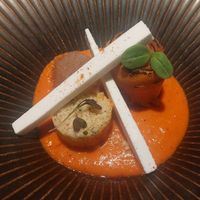 wortel - zoetzure sjalot - paprika crème - vegan feta - couscous- ras el hanout at Parels van Anna in Wijchen