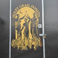 Side of truck  at Holey Grail Donuts  in Kapaa