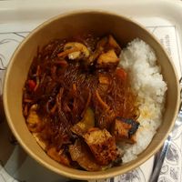 Dubu Japchae noodles at Kimchi Guys in Hamburg