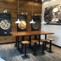 Piada’s side dining nook. at Piada Italian Street Food - MoA in Bloomington