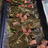 Stuffed grape leaves  at Mejana Lebanese Restaurant in Arlington