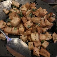 Batata harra   at Mejana Lebanese Restaurant in Arlington
