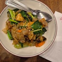 Pad see ew $15.90: delicious, crunchy fresh vegetables and tofu at DoDee Paidang in Melbourne