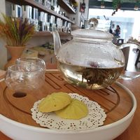 Hot tea set at SignatureThai Café & Tea House Restaurant in Krabi
