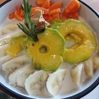 Oatmeal with fruits (and avocado!) at SignatureThai Café & Tea House Restaurant in Krabi