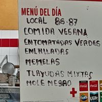 Otro anuncio at Comedor Angeles in Oaxaca