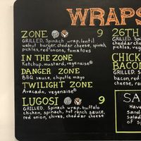 Partial Menu  at Erie Food Co-op in Erie