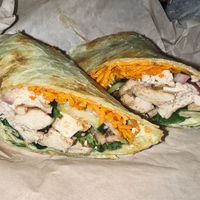 Downtown wok wrap, vegan  at Erie Food Co-op in Erie