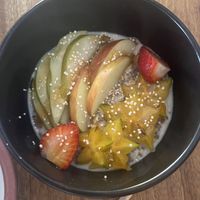 Fruit bowl   at Café Caracol Púrpura in Oaxaca