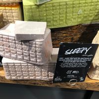Sleepy soap at LUSH in Abu Dhabi