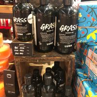 Shower gel at LUSH in Abu Dhabi