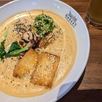 Miso-mushroom ramen bowl at Ramenhead - TimeOut Market in Cape Town