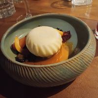 Great dessert! With coconut, pineapple and carob crumble. at Auténtico  in Mendoza