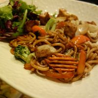 M22 Udon Yaki (vegan version with tofu) at Nui Thai Kitchen in Saarbrucken