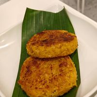 Grilled sticky rice at Tammang Isaan Vegan – Rama 2 · ตำมัง อีสาน เจ มังสวิรัติ วีแกน in Bangkok