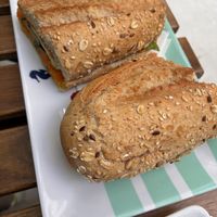 Veganes Bocadillo mit gegrilltem Gemüse   at EL Jardín Secreto Arrecife in Lanzarote