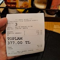 Bill at Happy Moon's - Fenerbahçe in Istanbul