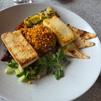 Couscous, request to add tofu at Universal Studios - Mythos Restaurant in Orlando