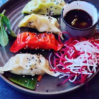 Dumplings at Akimy in Munich