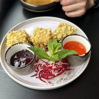 Battered tofu - the coating was both crispy and chewy  at Akimy in Munich