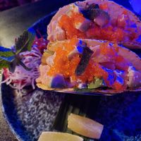 Salmon Taco at Akimy in Munich