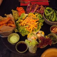 Mixed appetizer plate for 2 at Akimy in Munich