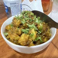   at Namaste Rawat Kitchen in Santa Tecla