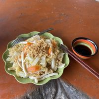 Stir Fried Noodles with vegetables and mushrooms  at Lang Chay Restaurant & Coffee in Sapa