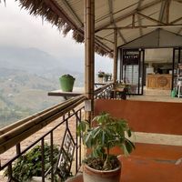 Inside the restaurant   at Lang Chay Restaurant & Coffee in Sapa