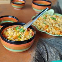 Fried rice at Lang Chay Restaurant & Coffee in Sapa
